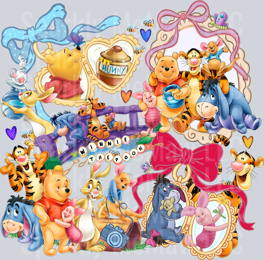 Pooh (1) UV DTF Decal