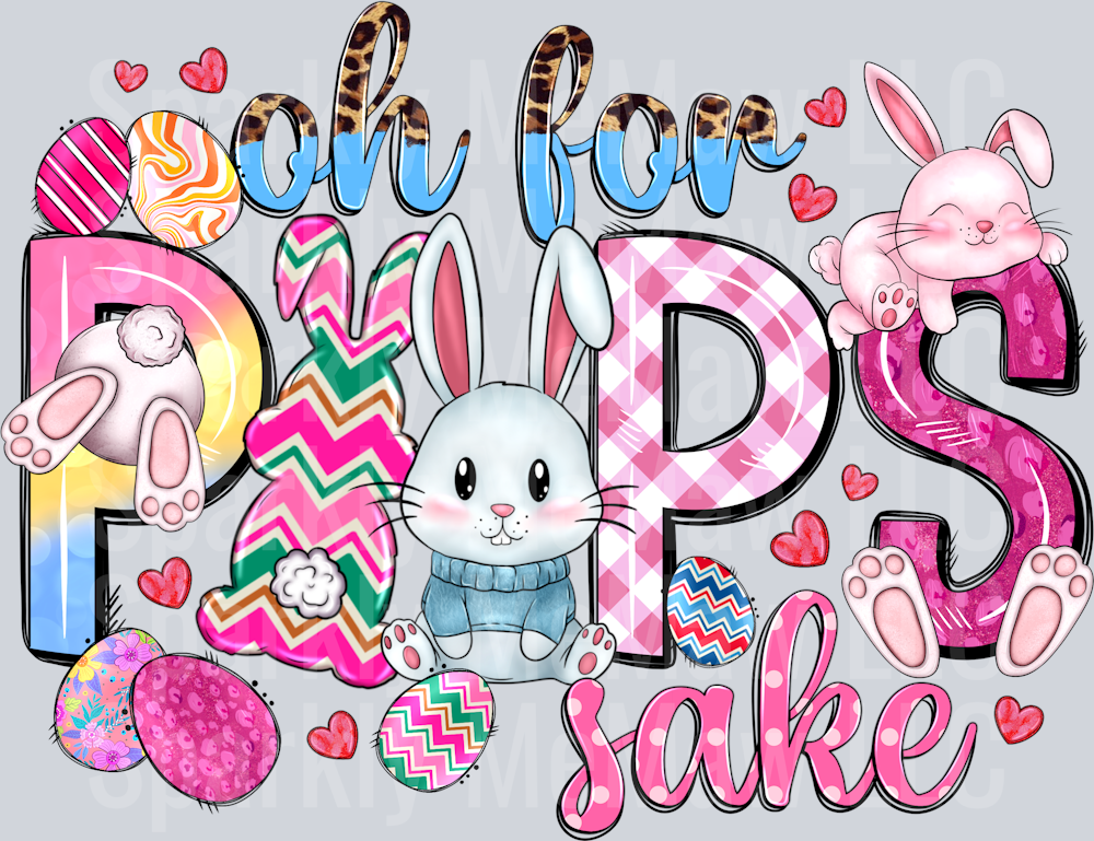 Oh_For_Peeps_Sake UV DTF Decal