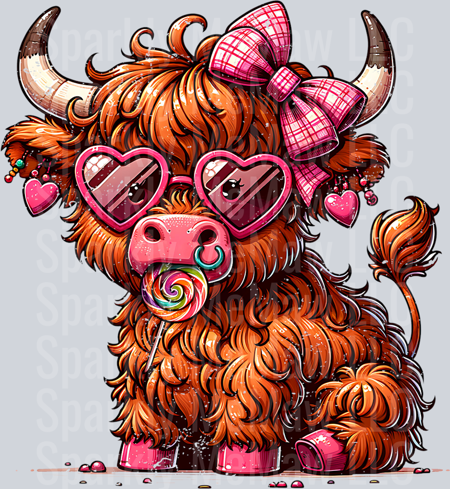 Cow Sucker UV DTF Decal