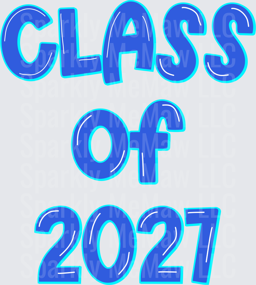 Class of 2021 UV DTF Decal