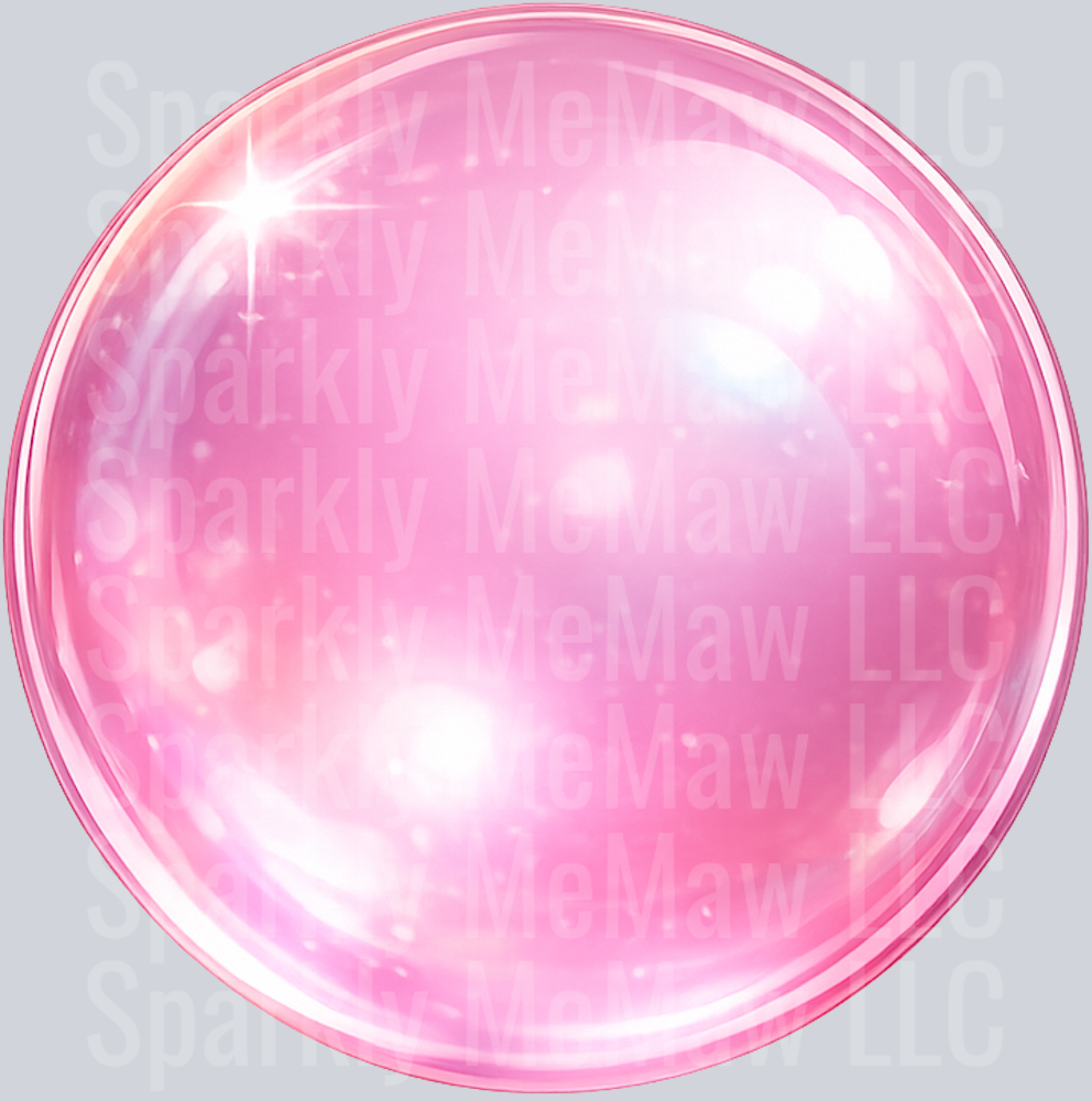 Bubble Gum Girls (Bubble) UV DTF Clip Art Decal 6