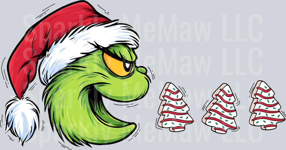 Grinchy Snacks DTF Transfer