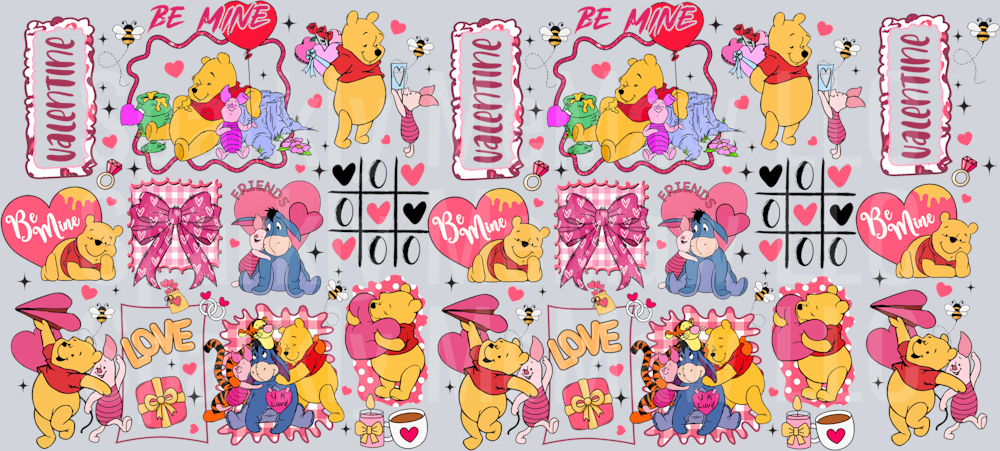 Valentine 16 oz UV DTF Wrap 64