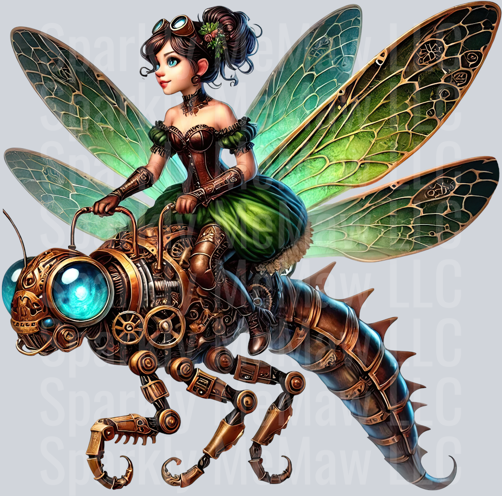 Fairy SteamPunk UV DTF Decal 3