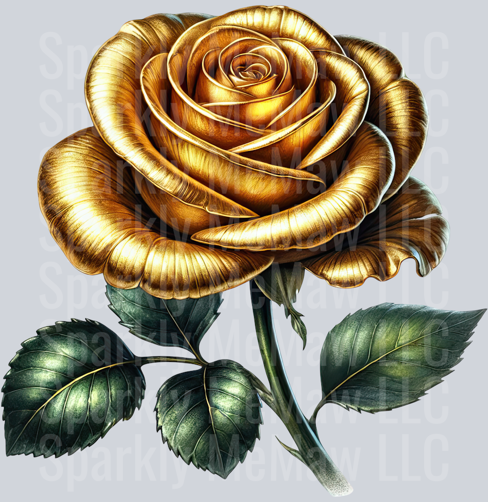 Fantasy Rose 38 UV DTF Decal