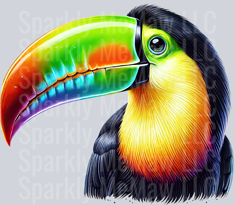 2 Exotic Animals UV DTF clipart Decal