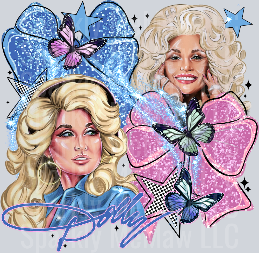 Dolly UV DTF Decal