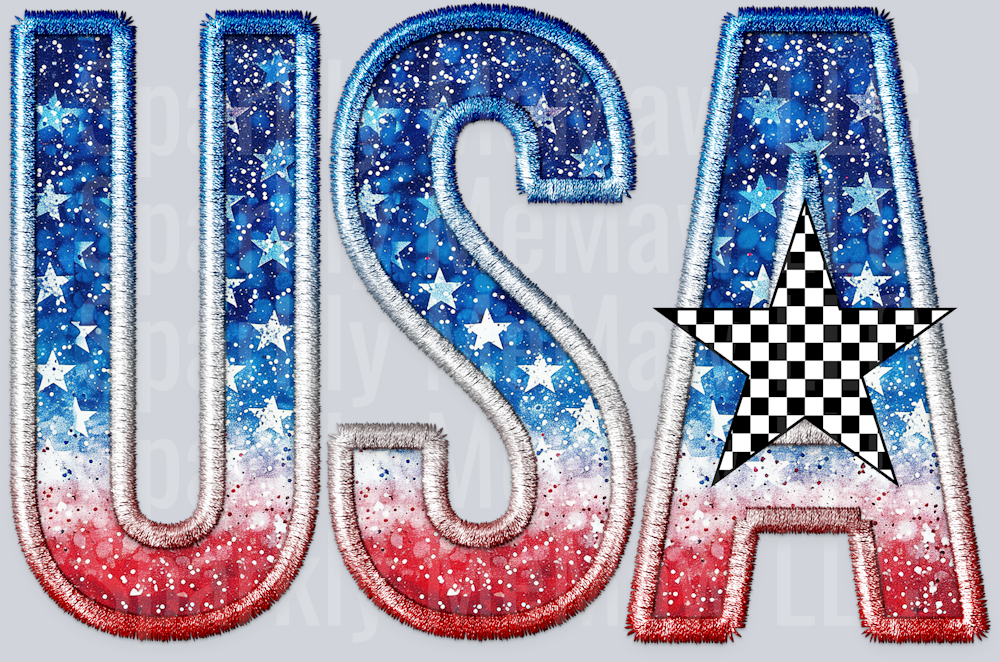 USA UV DTF Decal