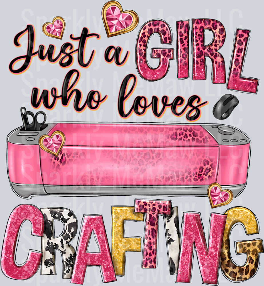 Just a girl who loves crafting UV DTF Decal