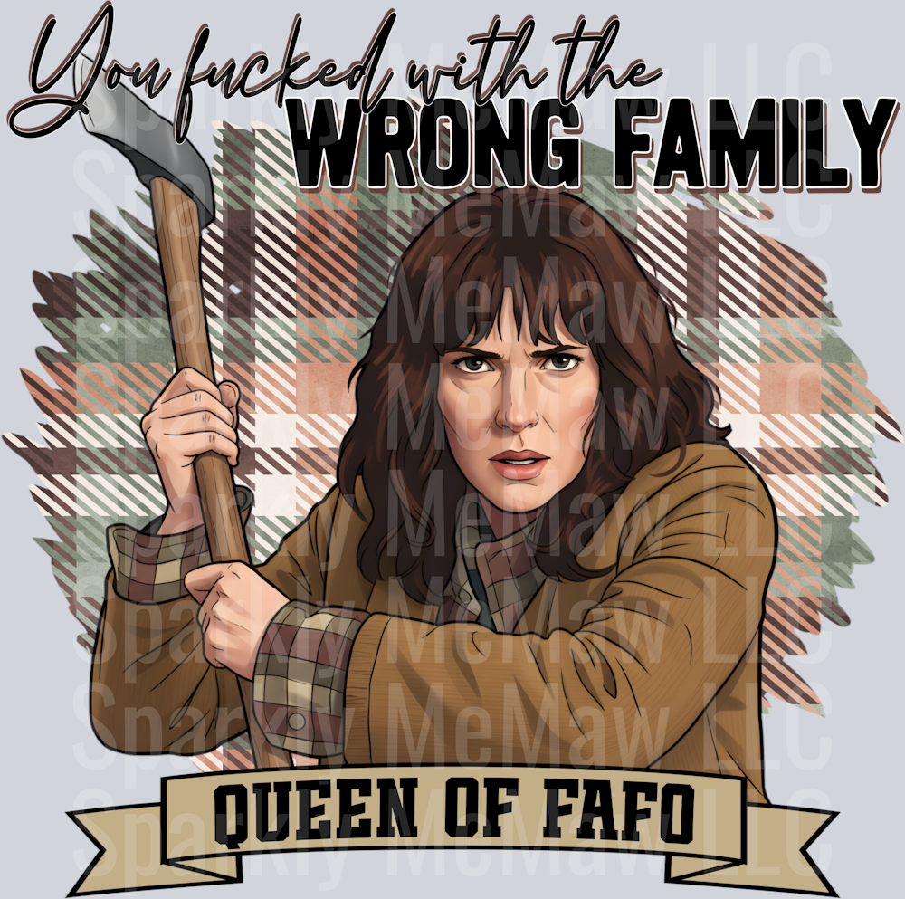 The Wrong Family UV DTF Decal