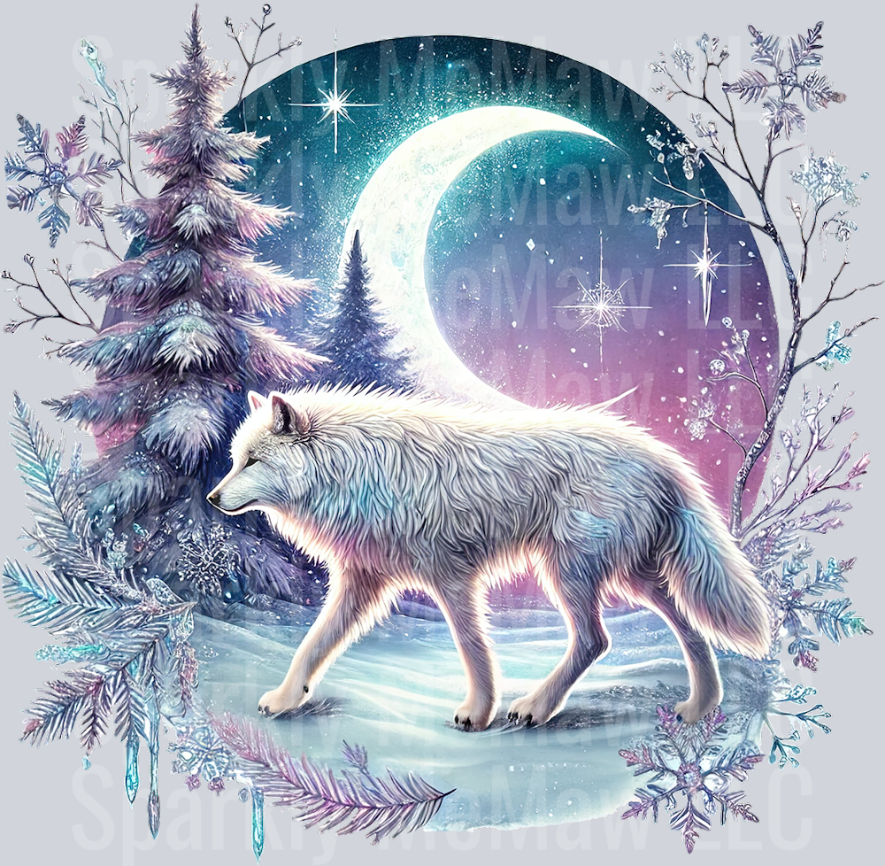 Mystical Wolf 3 UV DTF Decal
