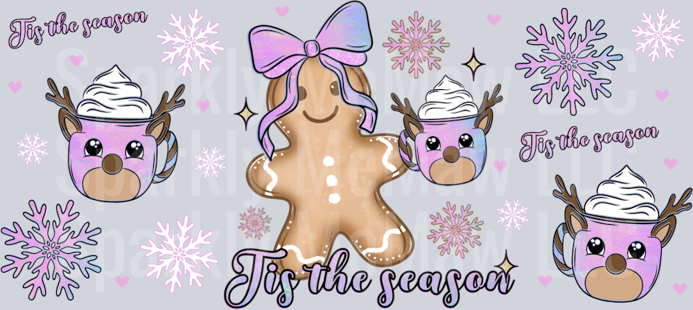 Tis the Season 10 UV DTF 16 Oz wrap