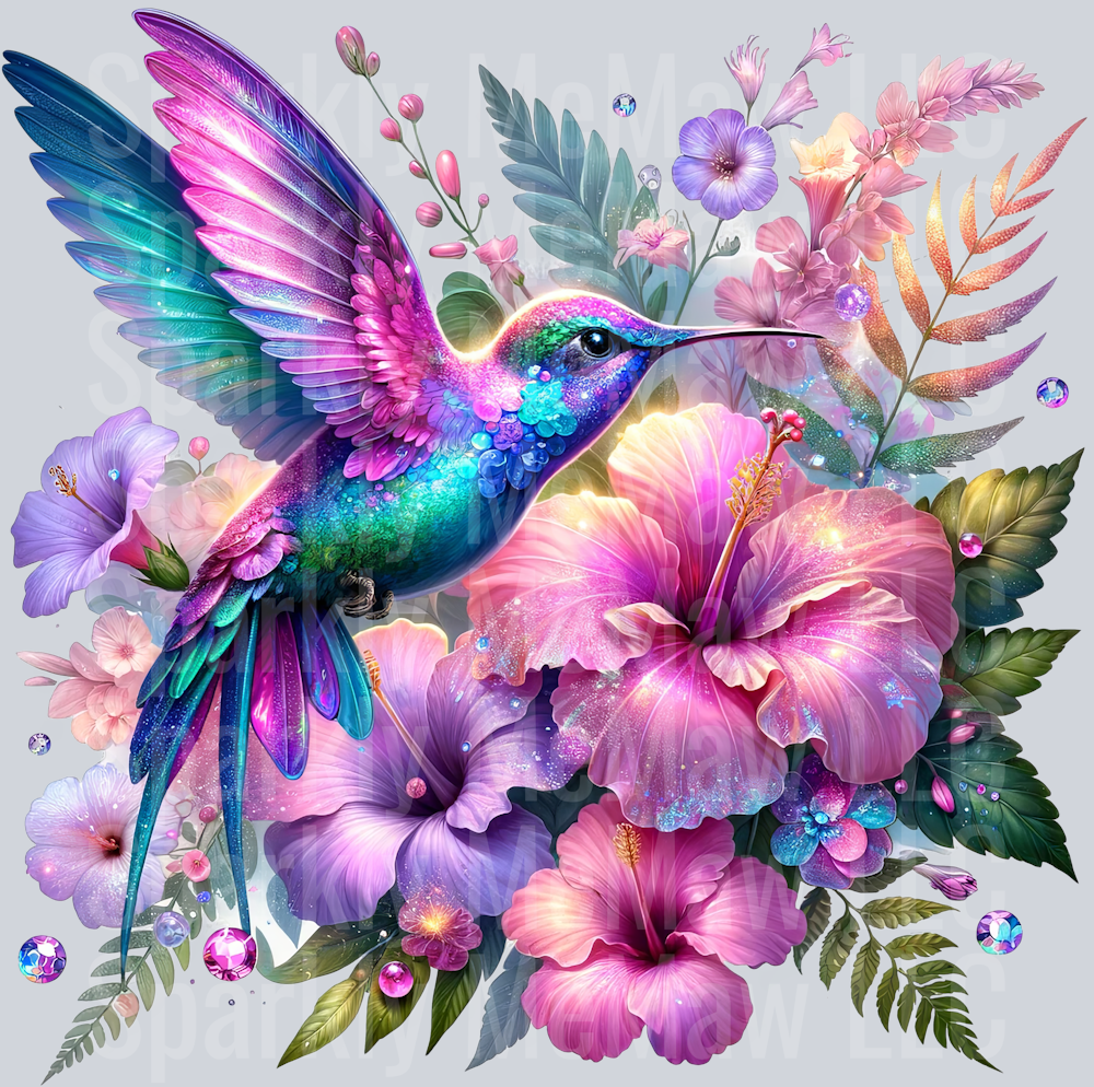 15 Hummingbird Clip Art UV DTF Decal