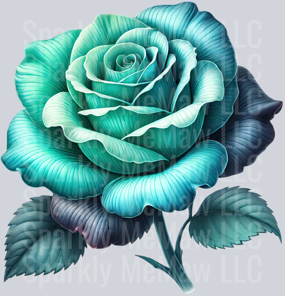 Fantasy Rose 20 UV DTF Decal