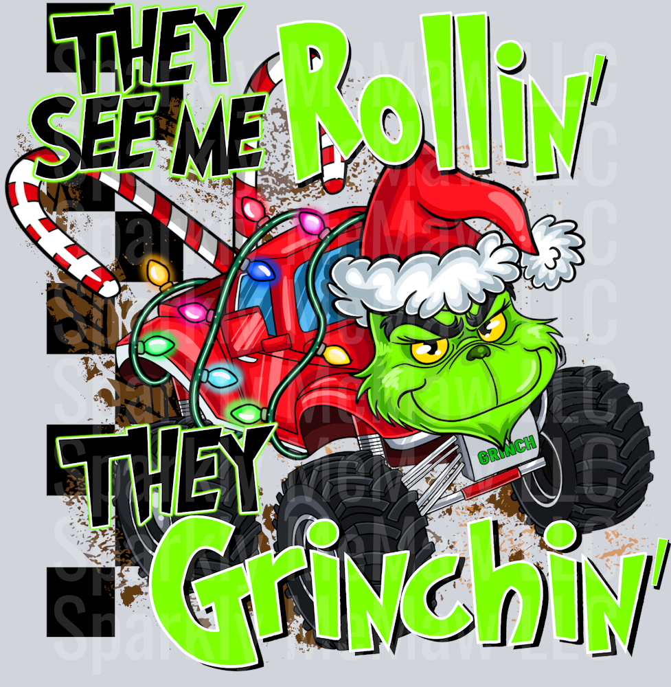 They see me Rollin 1 UV DTF Decal