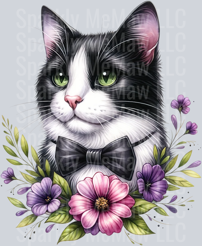 cat 5 Clip Art UV DTF Decal