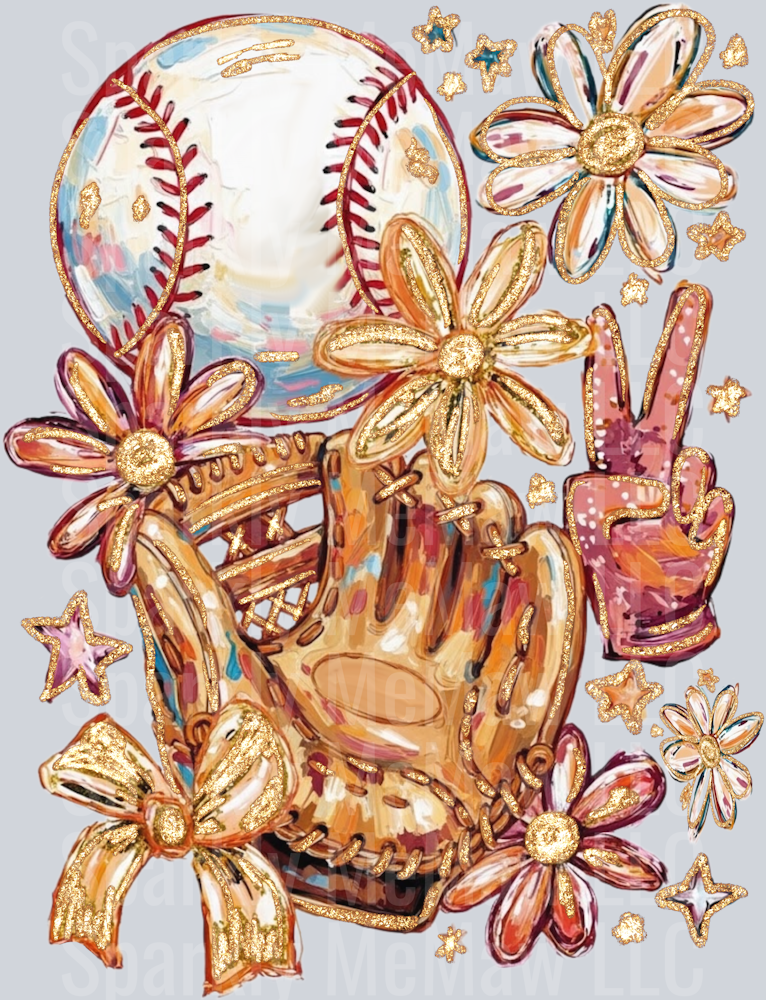 Baseball UV DTF Decal