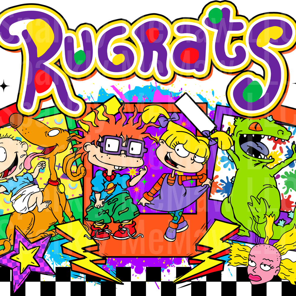 Rugrats Polaroids UV DTF Decal