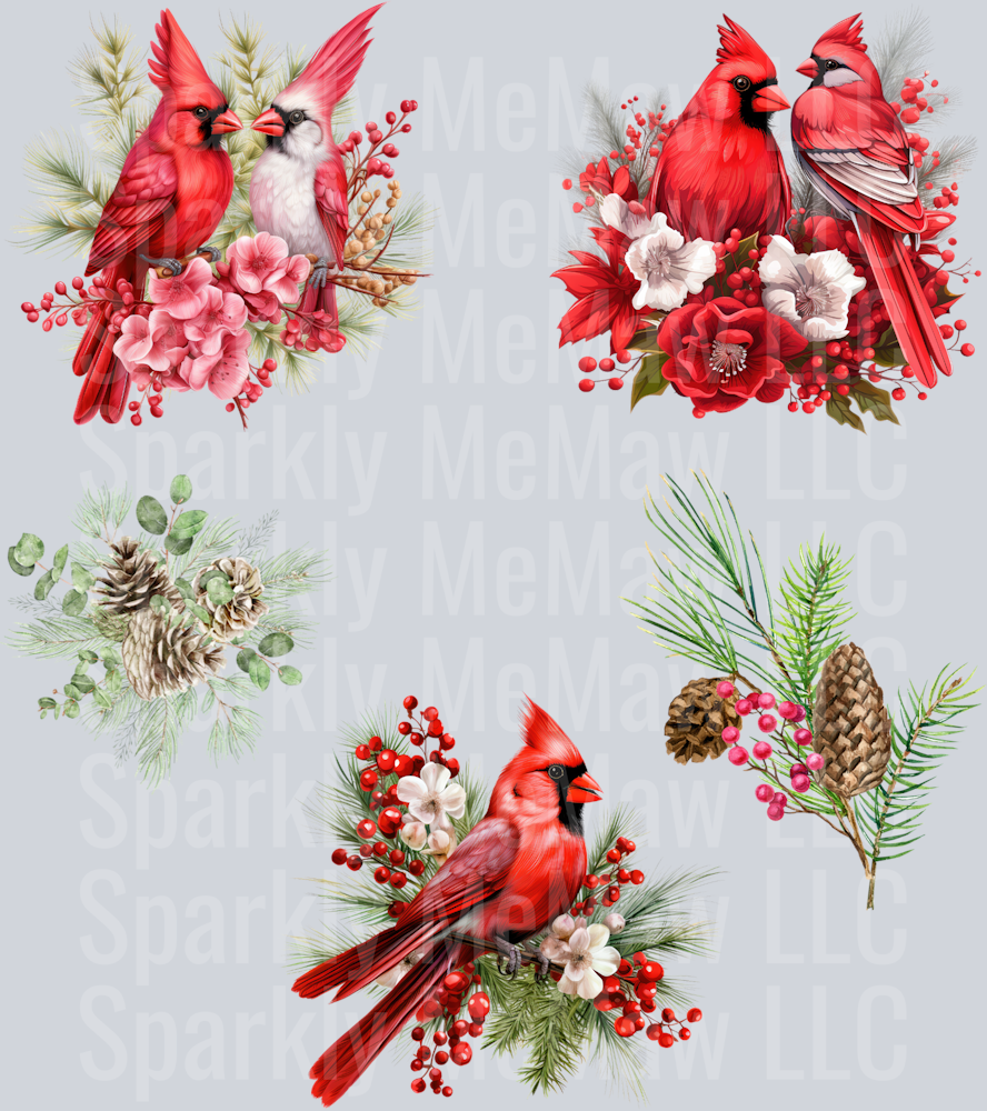 Cardinal 2 UV DTF Element Sheet