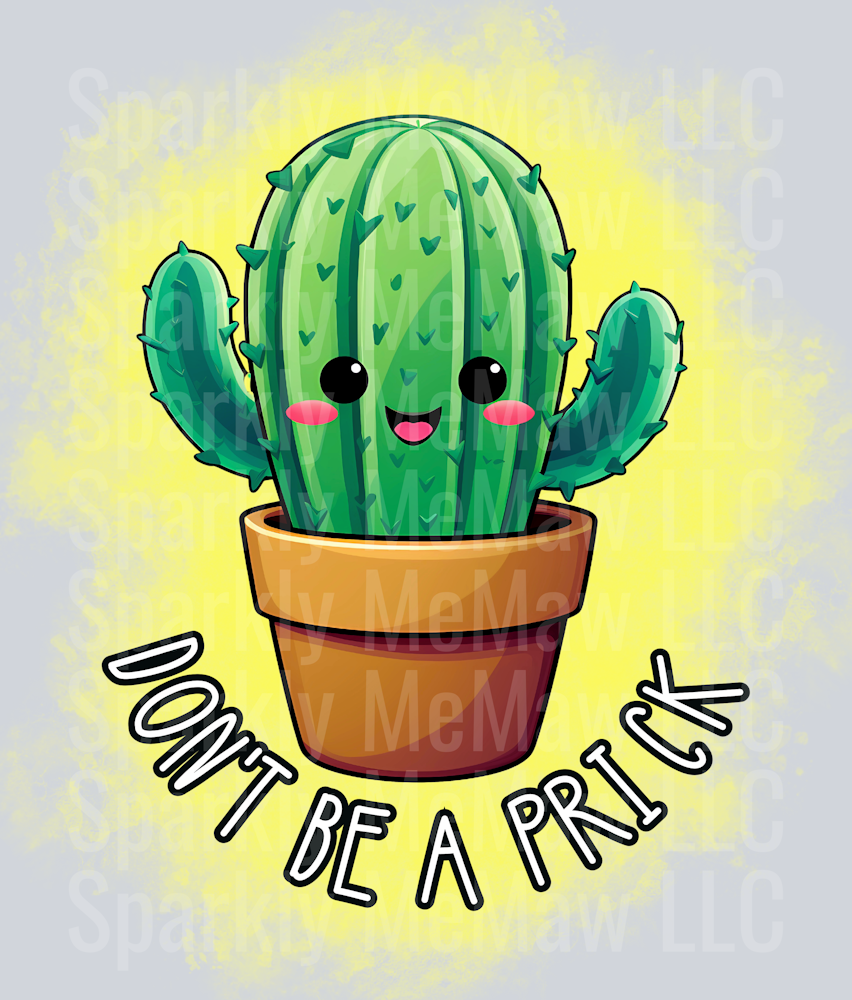 Prick (1) UV DTF Decal