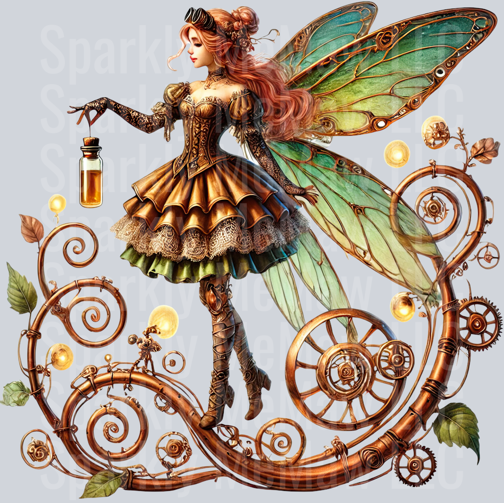 Fairy SteamPunk UV DTF Decal 11
