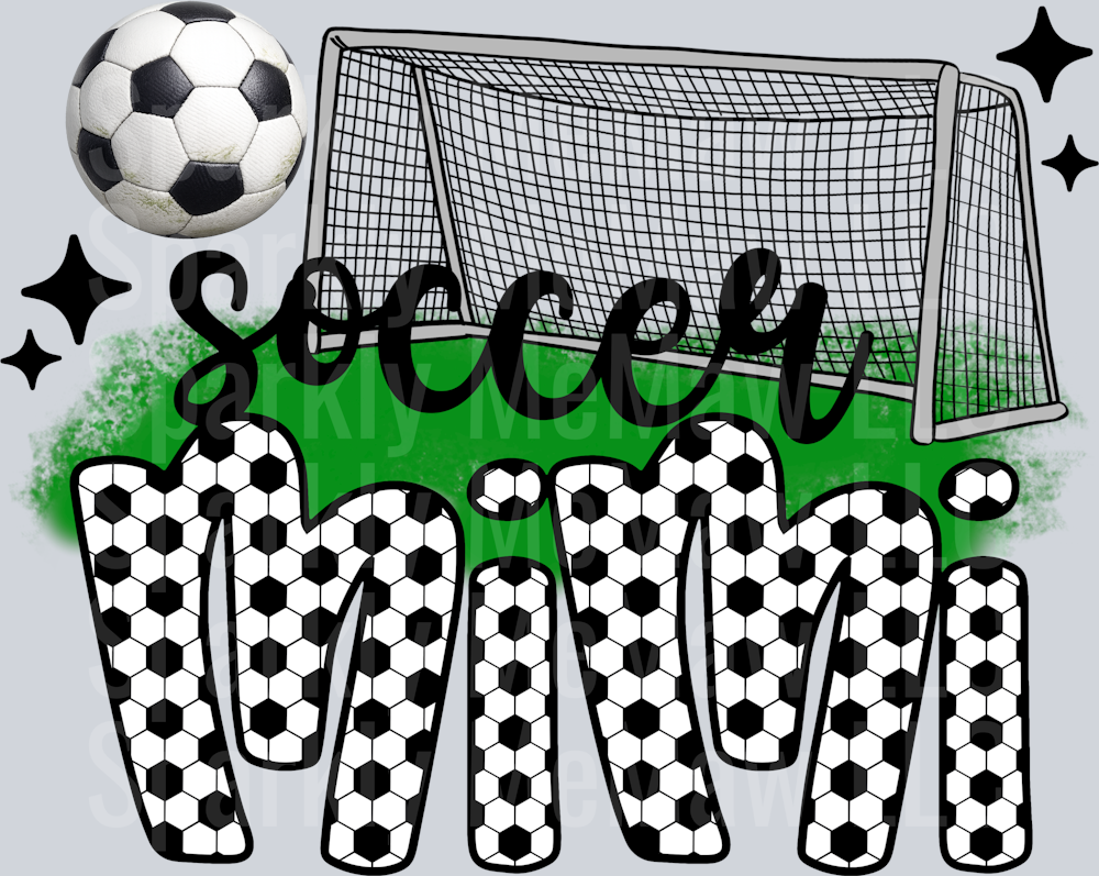 Soccer Mimi DTF Transfer (Fabrics)