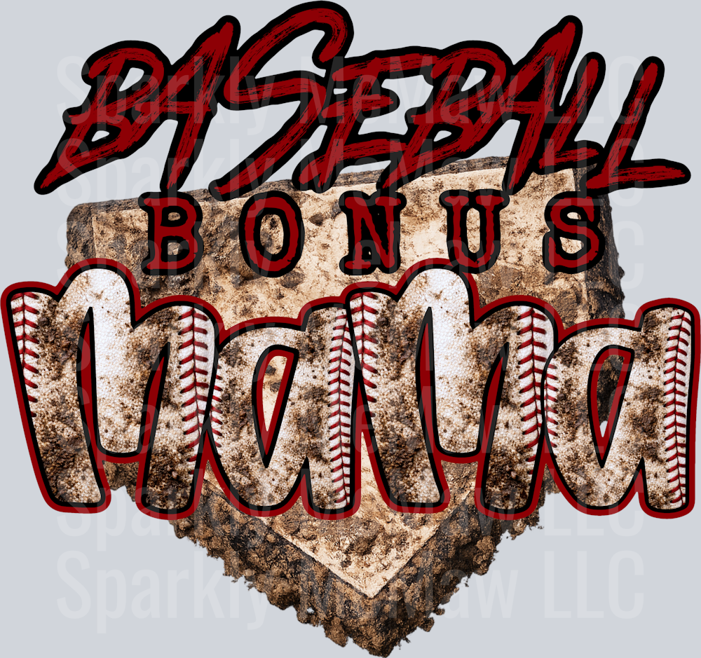 Baseball Bonus Mama DTF Transfer