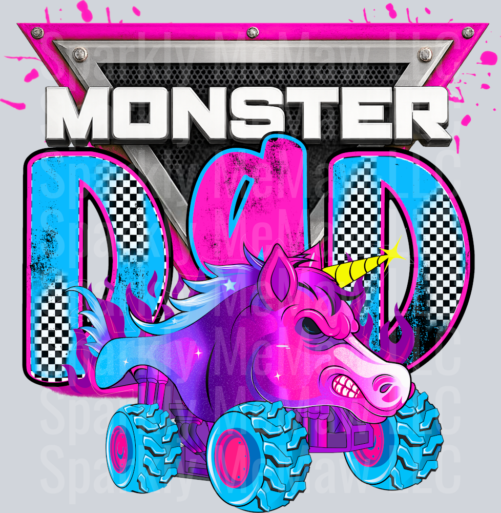 Sparkle Dad UV DTF Decal