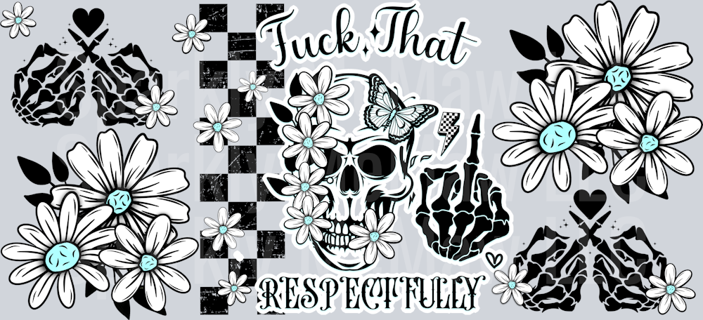 16 oz Uv DTF Wrap 264