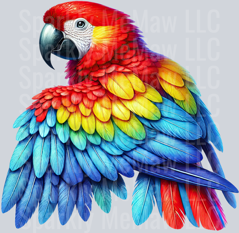 6 Exotic Animals UV DTF clipart Decal