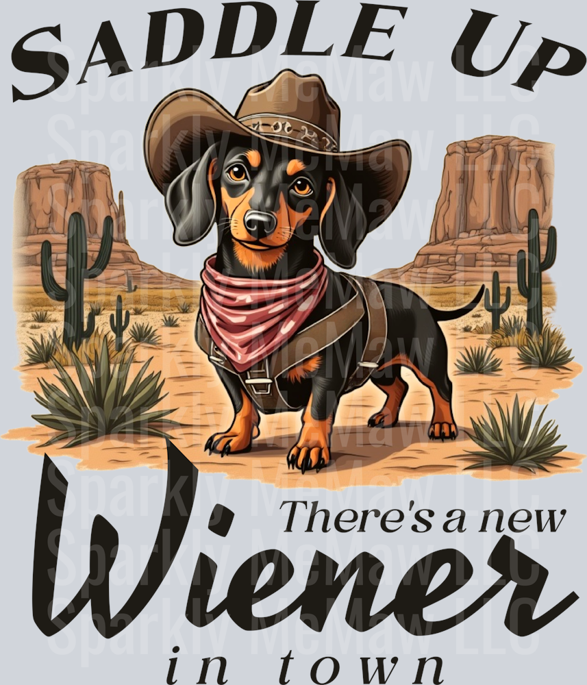 saddle up weiner dog