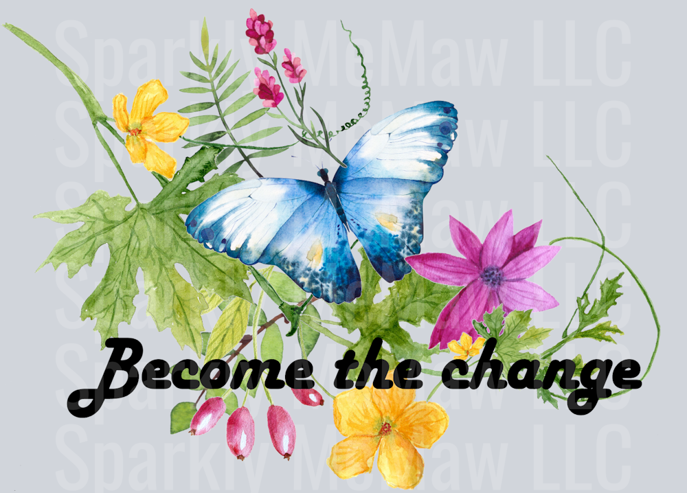 Butterfly UV DTF Clipart Decal 3