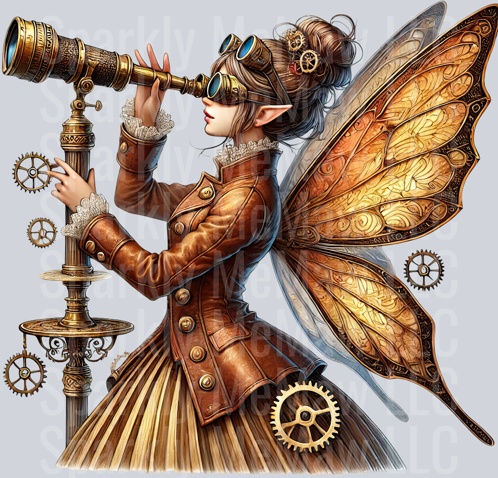 Fairy SteamPunk UV DTF Decal 6