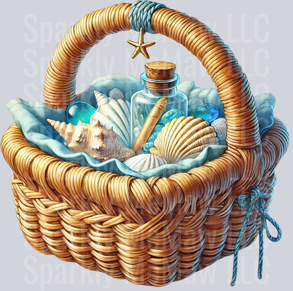 19 Ocean Boho Summer ClipArt Decal