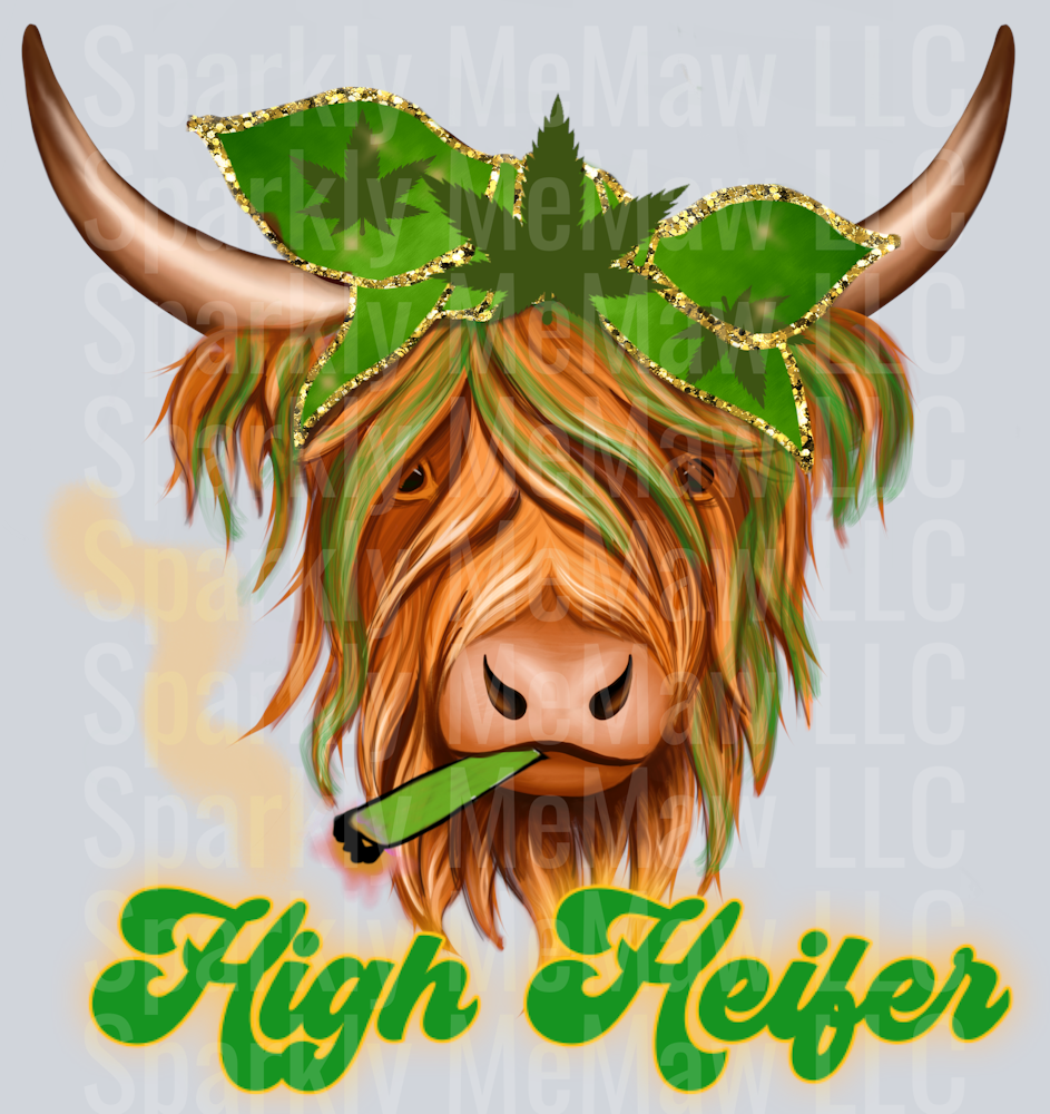 High Hefer UV DTF Decal