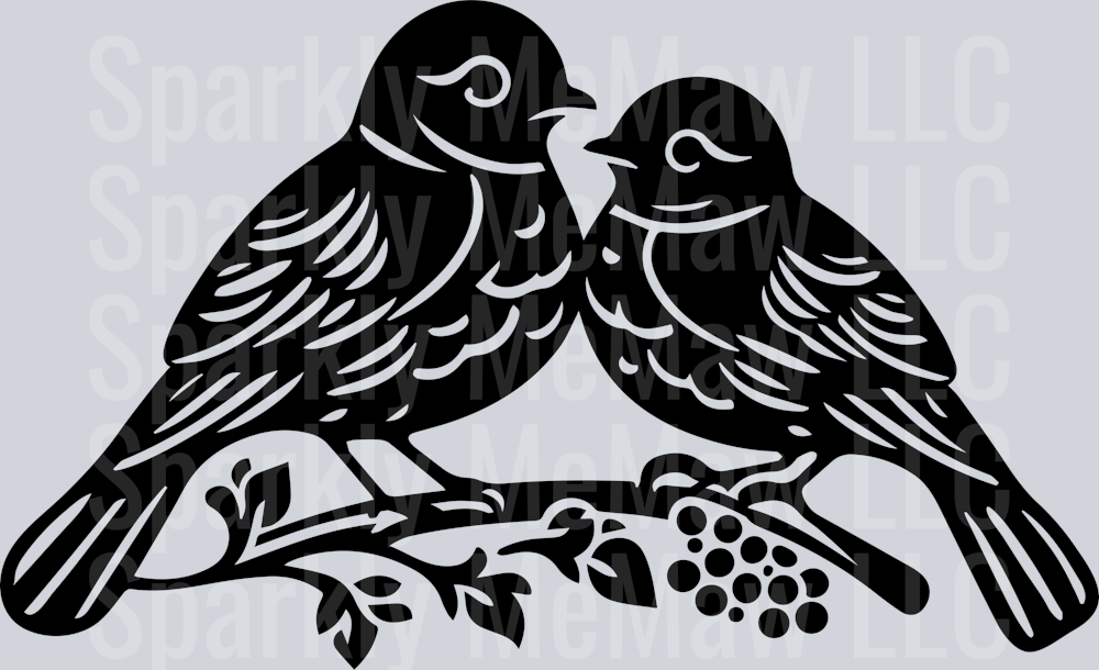 Bird UV DTF Clipart Decal 11