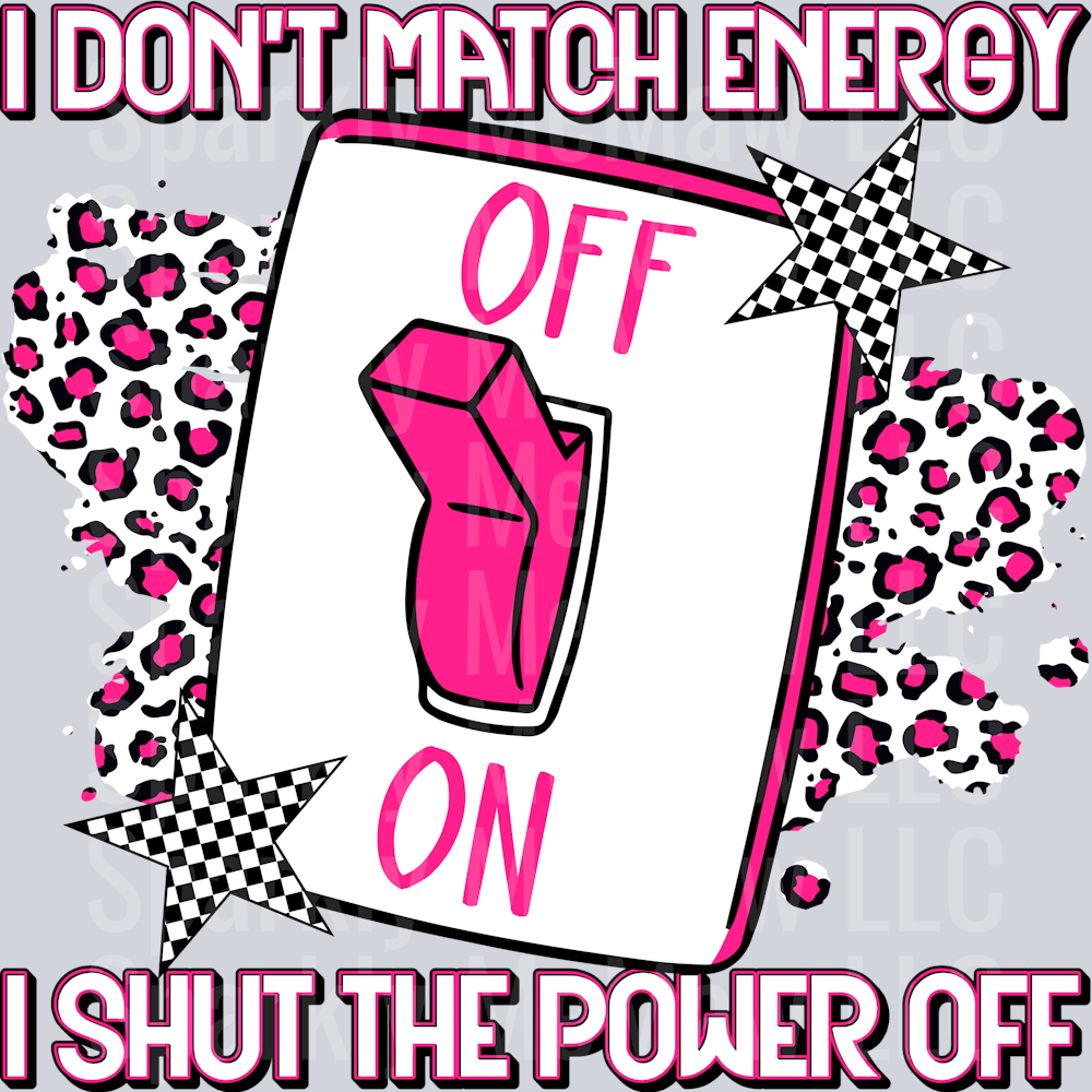 i dont match UV DTF Decal