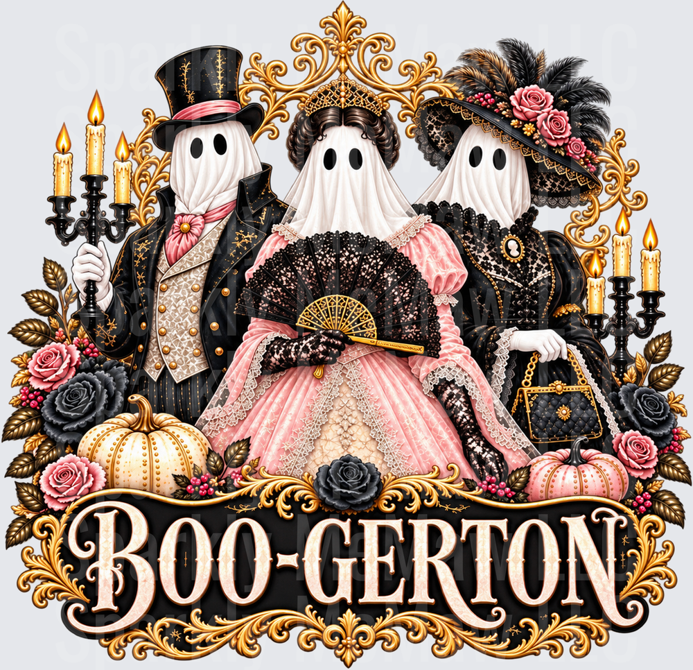 Boo-Gerton Ghost Squad UV DTF Decal