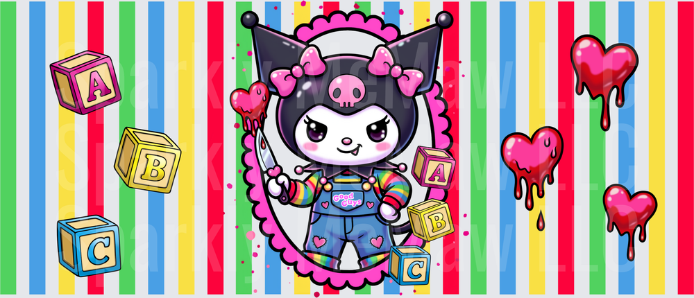 Kuromi Chucky Good Guys UV DTF Wrap