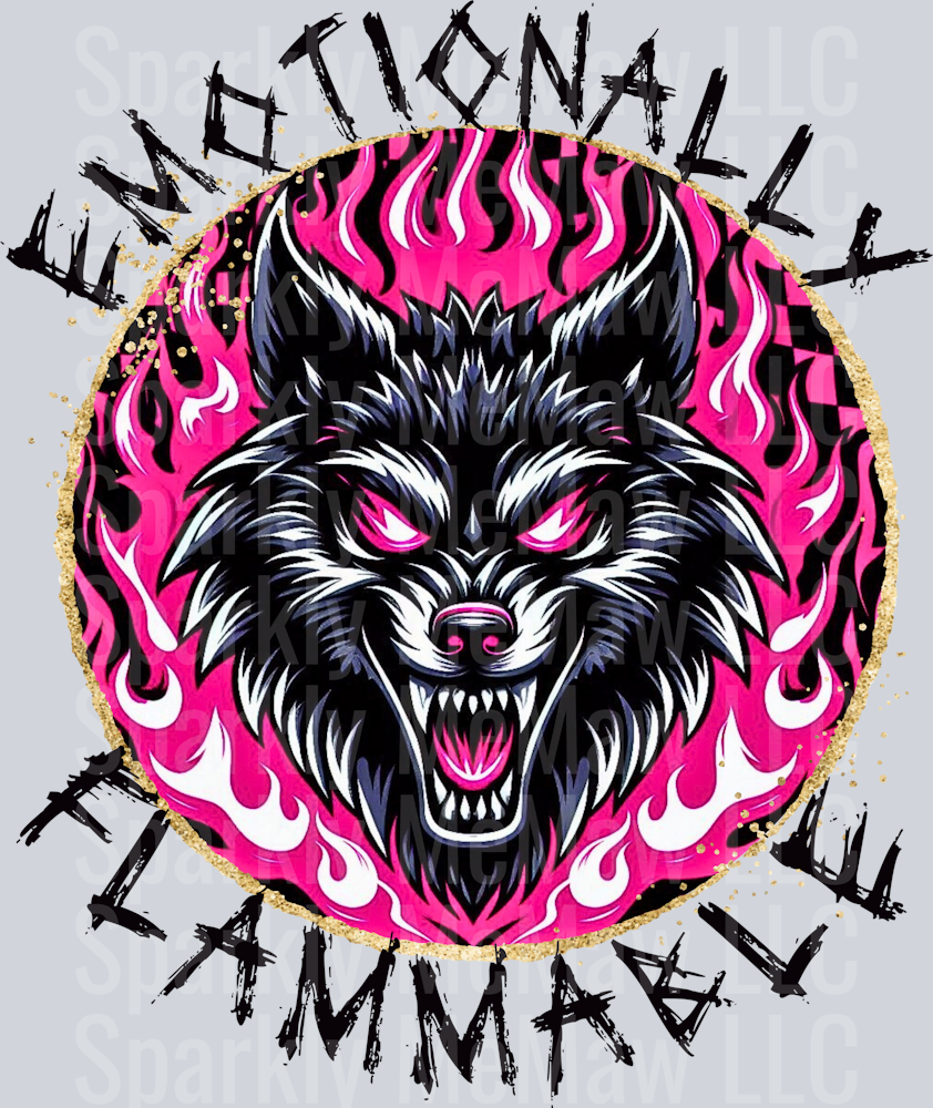 emotionally UV DTF Decal