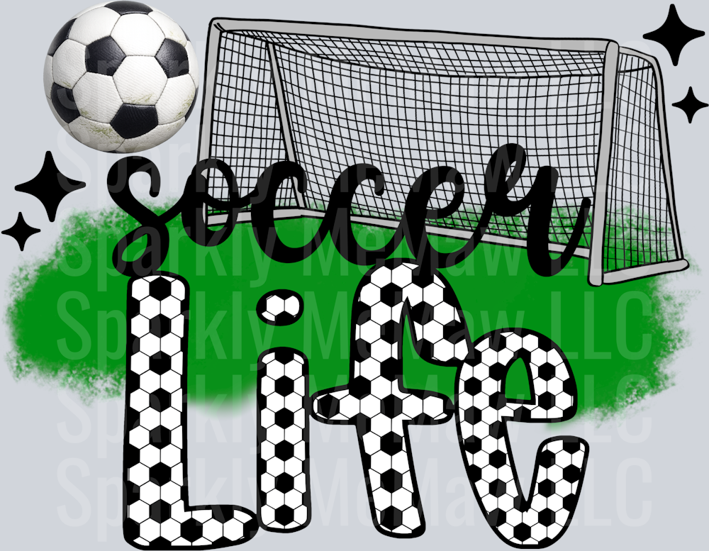Soccer UV DTF Decal