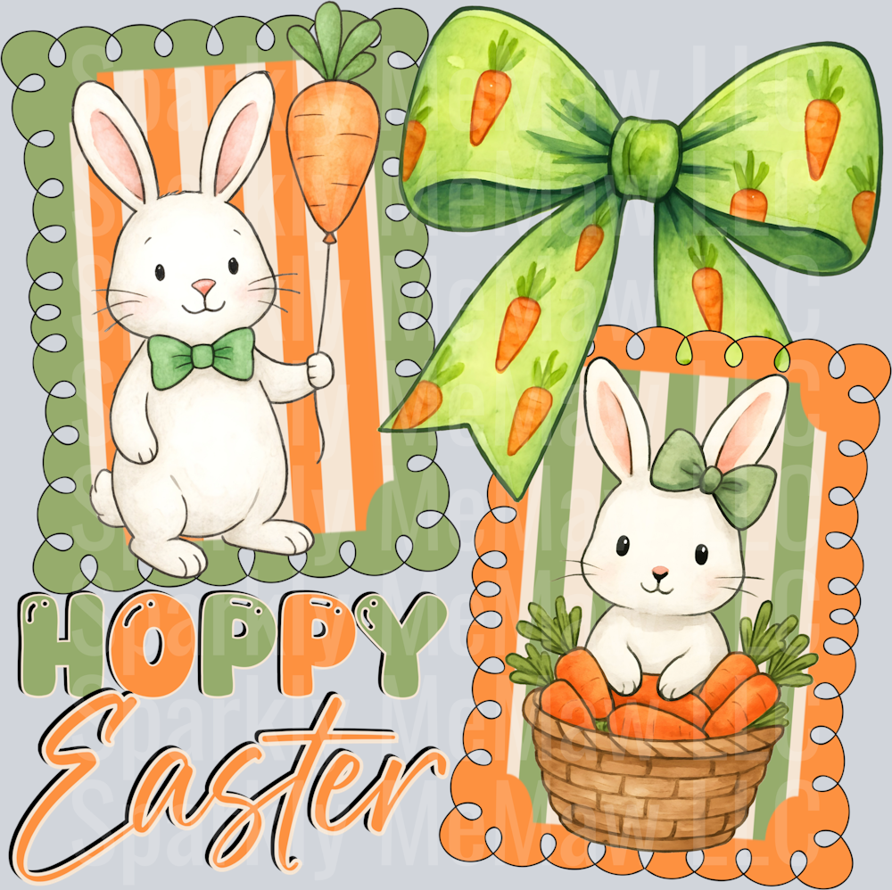 Hoppy Easter UV DTF Decal
