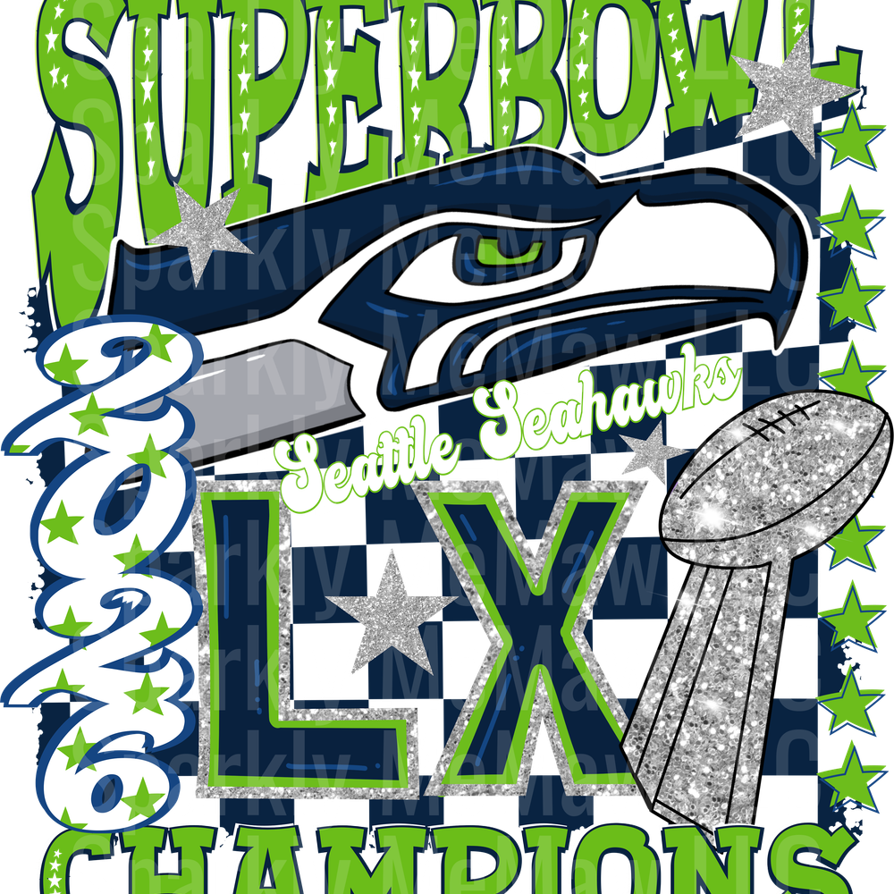 super Bowl UV DTF Decal