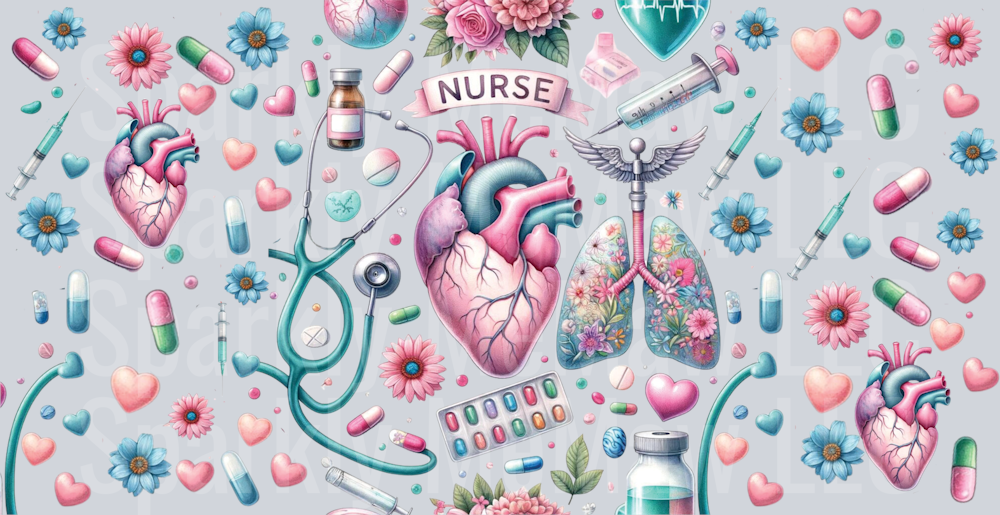 Nurse 16 oz UV DTF Wrap