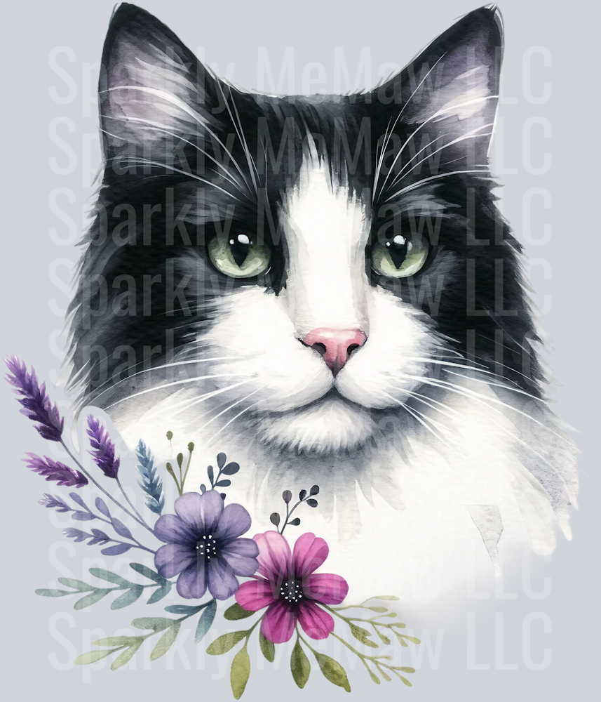 cat 4 Clip Art UV DTF Decal