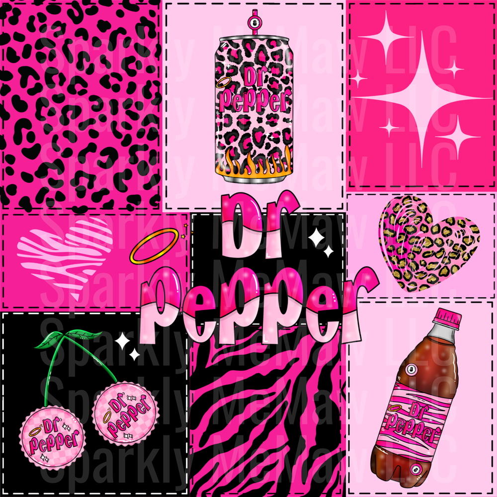 Pepper 10x10 Cut and Stick Patchwork UV DTF Set
