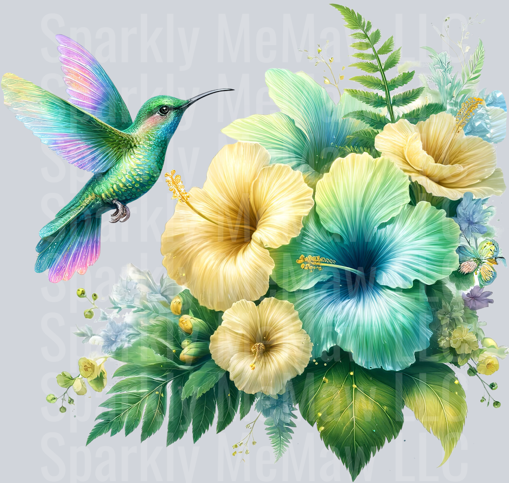 14 Hummingbird Clip Art UV DTF Decal