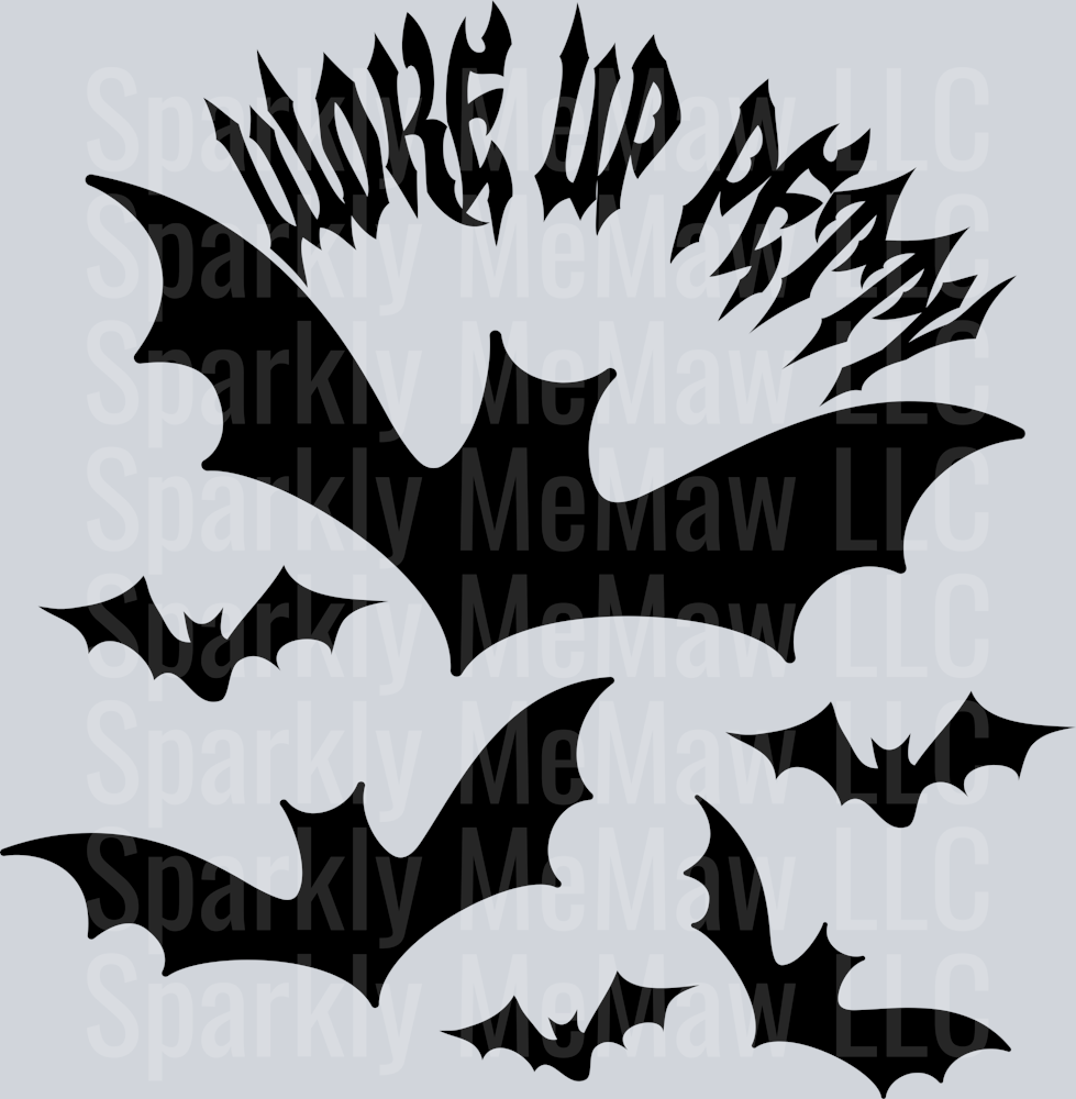 woke up petty UV DTF Decal