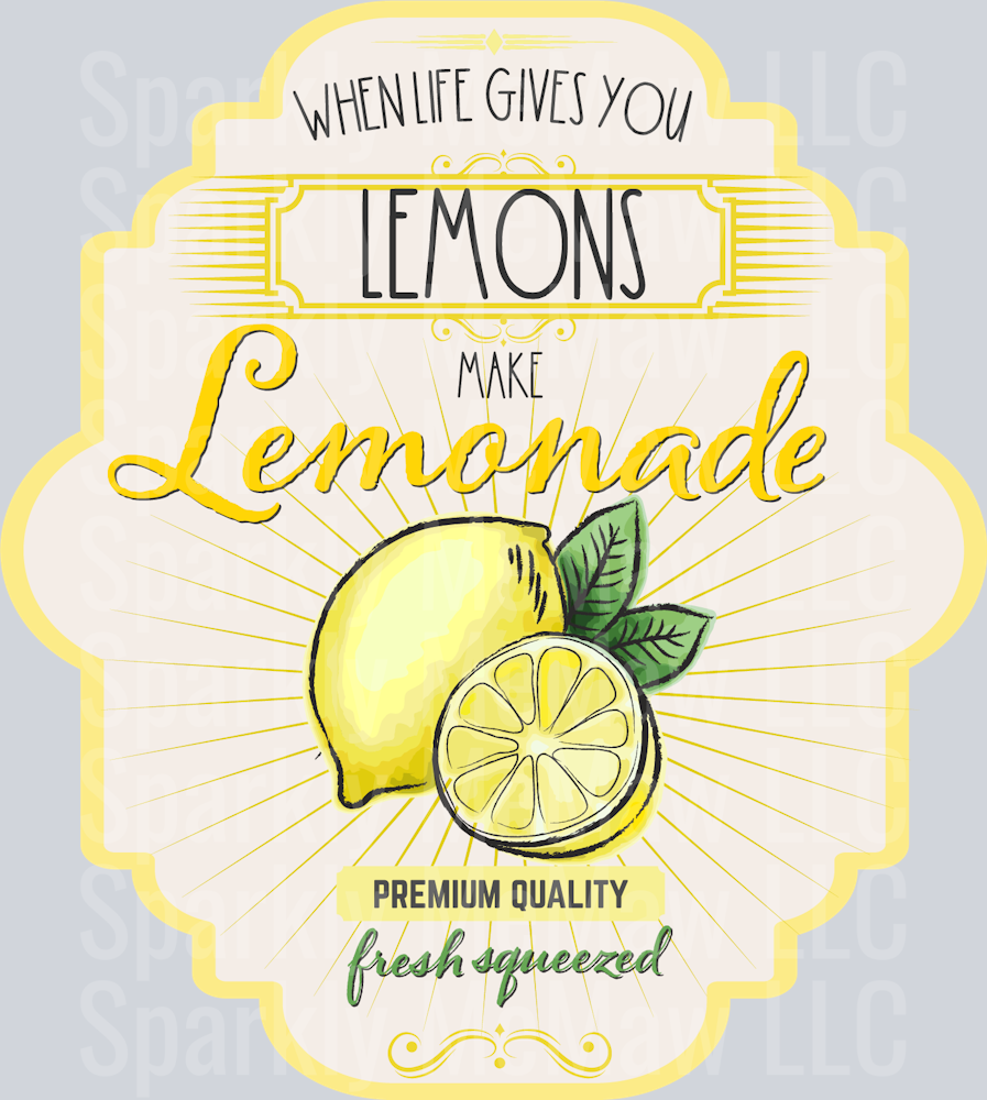 Lemonade Label_2-01 UV DTF Decal