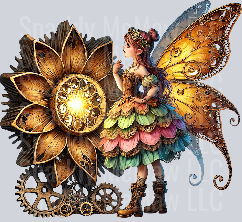 Fairy SteamPunk UV DTF Decal 9